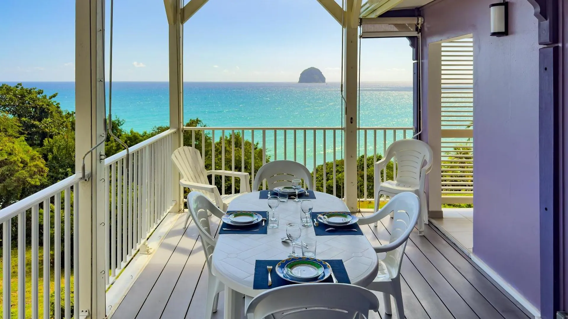 Apartment La Cherry 821 - Climatisation Vue Mer Piscine Le Diamant Martinique